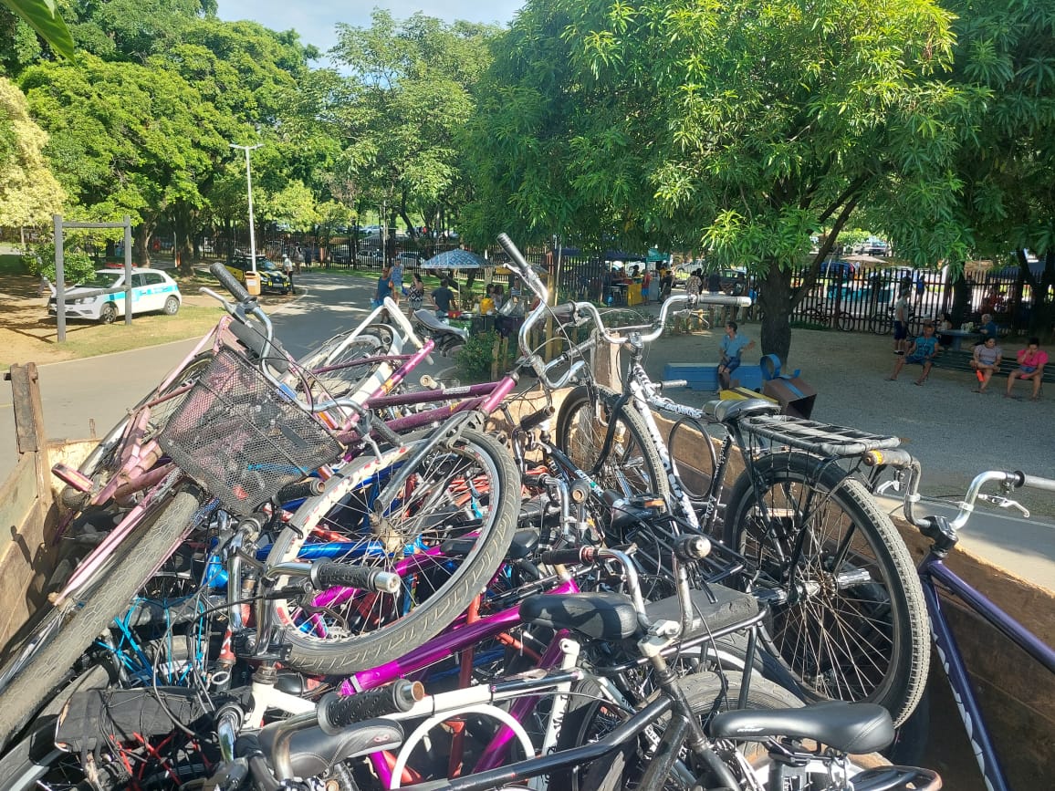 Ipatinga: operação apreende mais de duas dezenas de bicicletas de infratores no Parque Ipanema