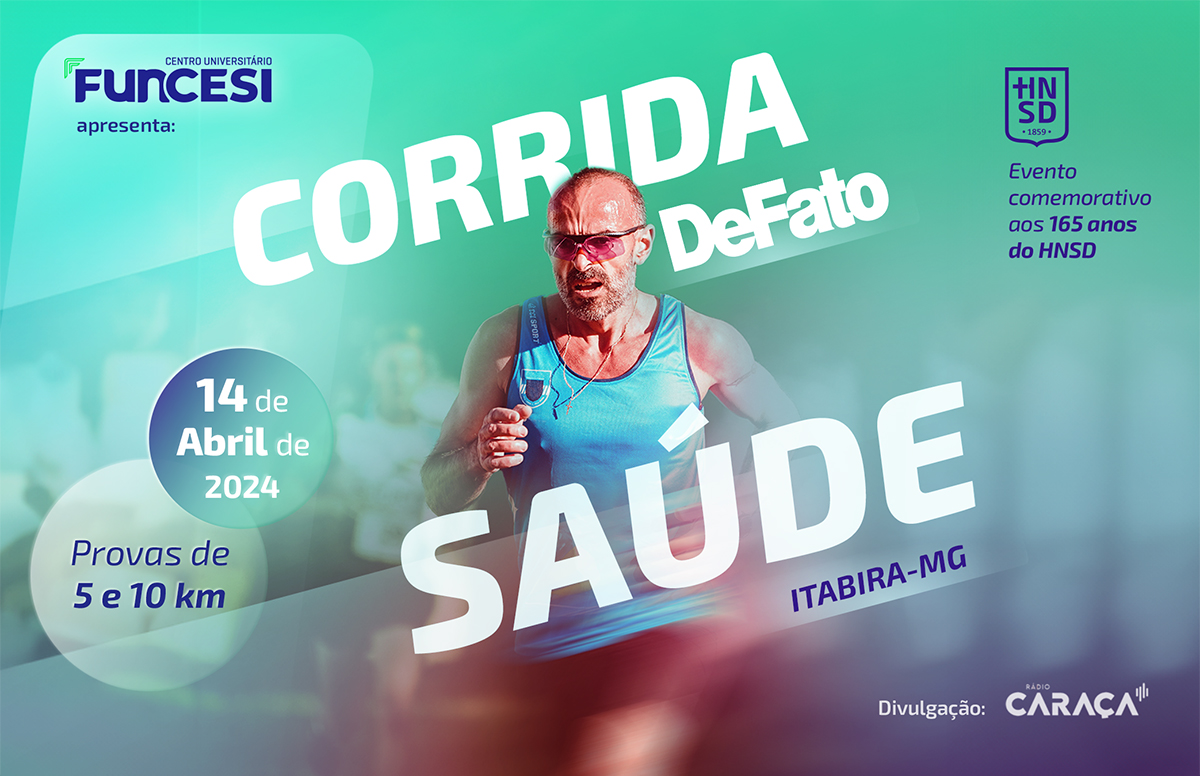 Vem aí o maior evento esportivo do ano: Corrida DeFato Saúde – HNSD 165 anos