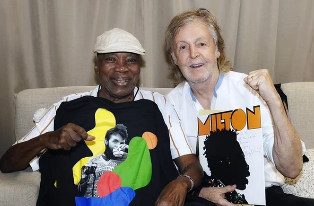“Lendário”: Milton Nascimento é homenageado em blog de Paul McCartney