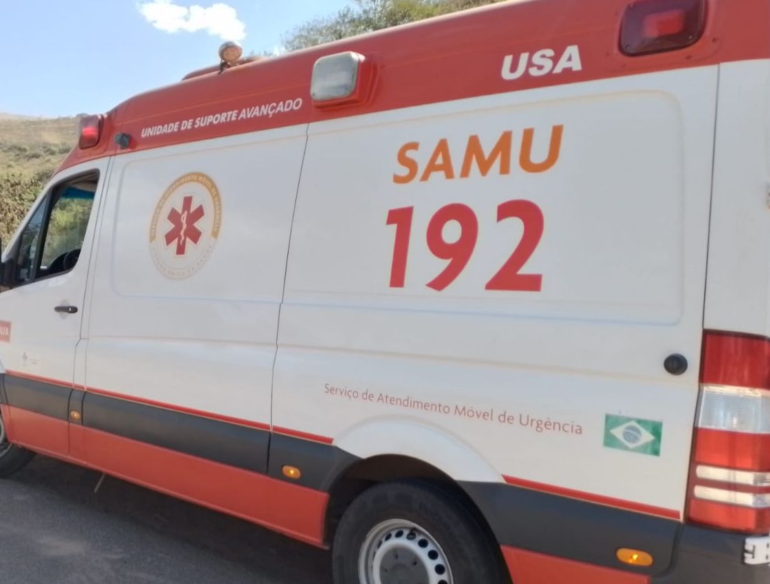 Idosa se engasga e é salva pelo Samu de Itabira