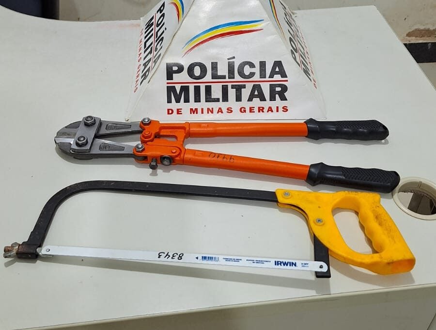 Dupla é presa tentando furtar fios de cobre em Itabira