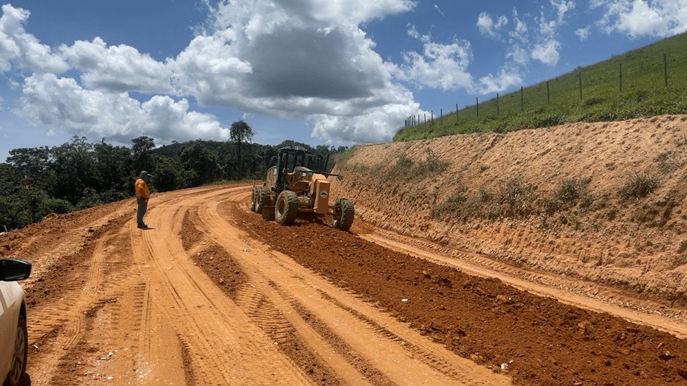 MGC-262: mais de 60% das obras na estrada entre Barão de Cocais e Caeté já foram concluídas