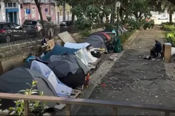 Brasileiros viram moradores de rua em Portugal