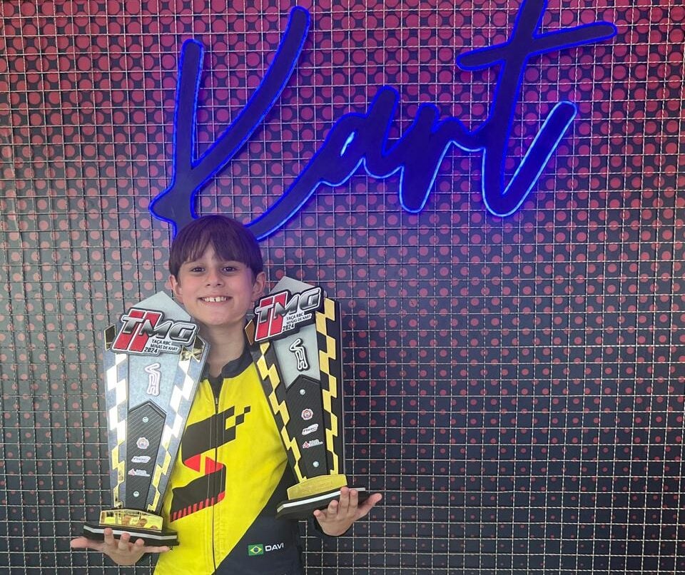 Itabirano Davi Serodio conquista dois troféus na Taça RBC Minas de Kart