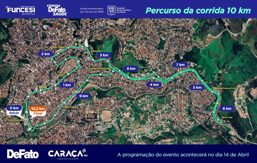 Vai correr na DeFato Saúde? Participe do treino de reconhecimento do trajeto; saiba mais