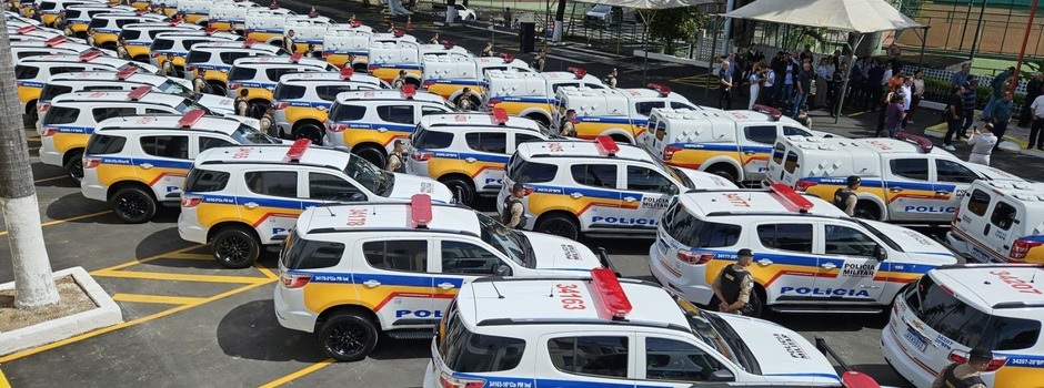 Polícia Militar ganha 112 novas viaturas; Itabira e João Monlevade estão entre as cidades contempladas