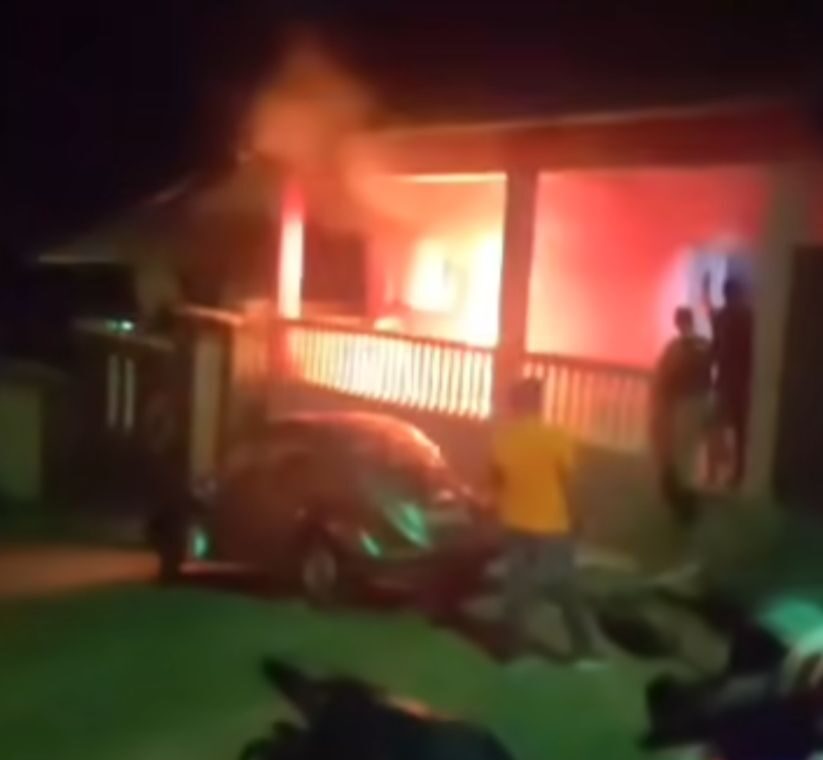 Tentativa de homicídio: homem ateia fogo em casa com a ex-mulher e filha dentro do imóvel, em Passabém
