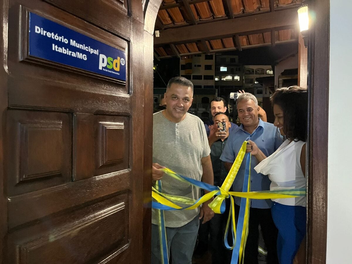 PSD inaugura sede oficial e quer eleger três vereadores em Itabira