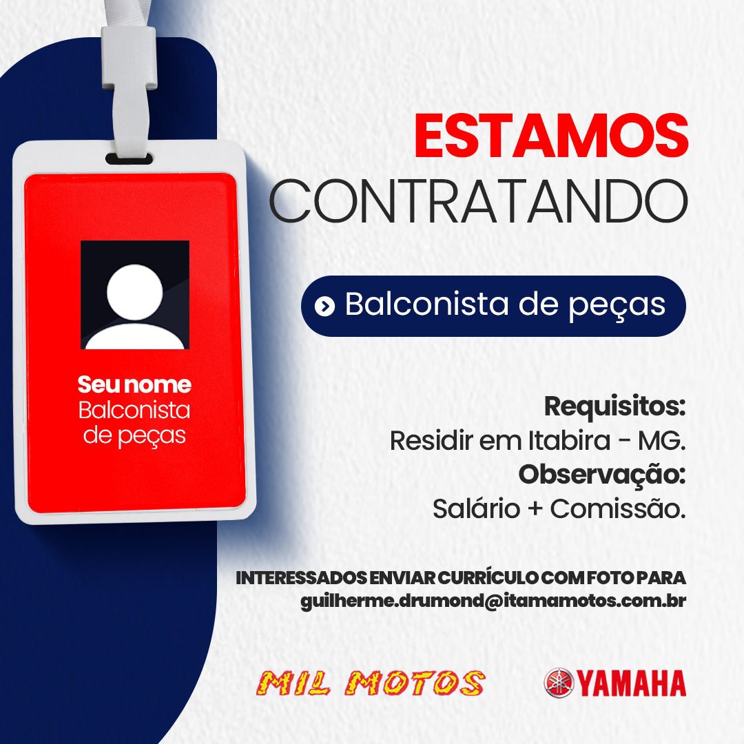 Mil Motos está com vaga em aberto para balconista de peças; saiba como se candidatar