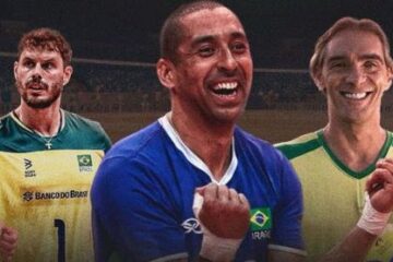 Ídolos do vôlei participam do “Jogo das Estrelas”; evento beneficente