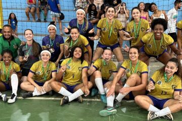 Futsal feminino de João Monlevade se classifica em primeiro lugar na Etapa Microrregional do JIMI