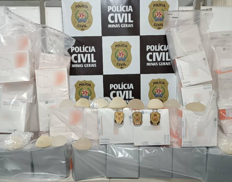Homem é preso em flagrante por receptar próteses mamárias