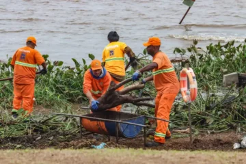 Nível do Rio Guaíba fica abaixo da cota de inundação pela primeira vez em um mês