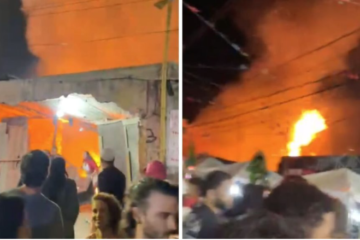 Festa Junina no Aglomerado da Serra é interrompida por incêndio em BH