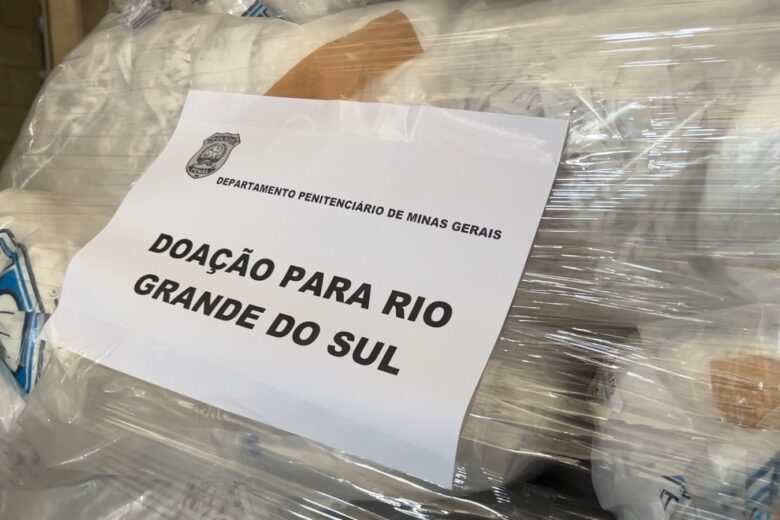 Projeto Liberdade em Ciclo doa materiais fabricados por detentos mineiros para o Rio Grande do Sul