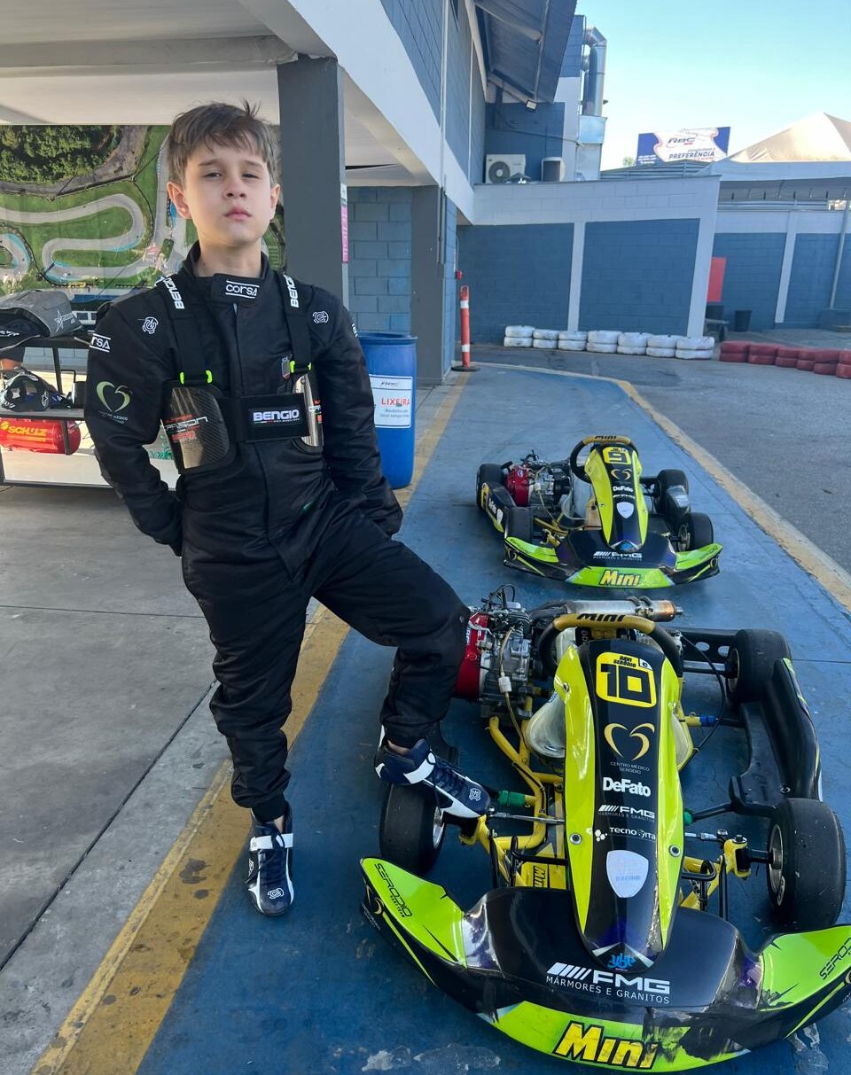 Itabirano Davi Serodio fica em segundo lugar geral na II Taça RBC Minas de Kart