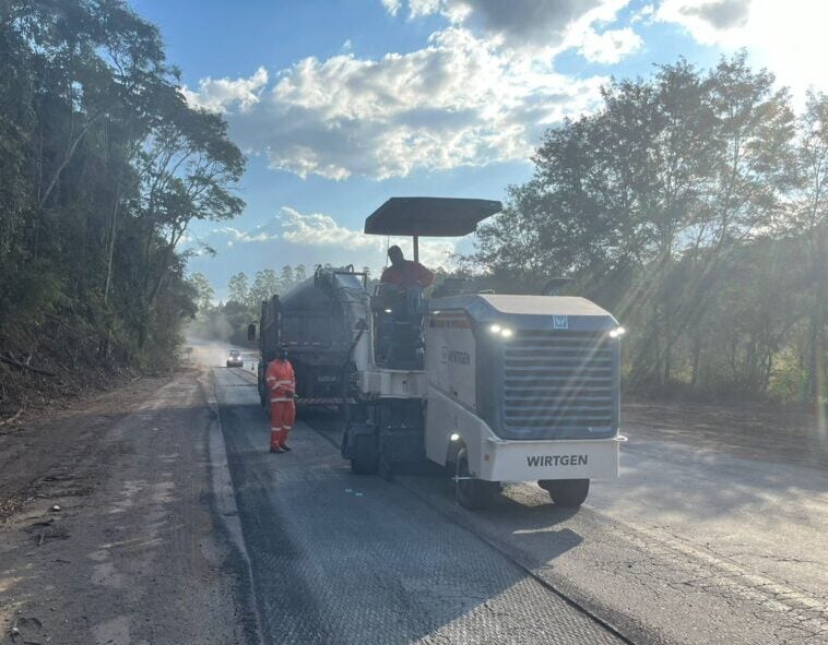 Estradas: MG-434, no entroncamento com a BR-381, passa por obras de recapeamento; saiba mais