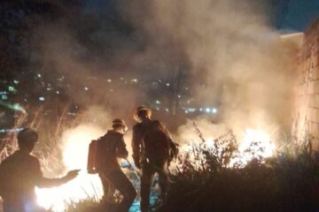Mais fogo: incêndio destrói área próximo à linha férrea do bairro São Bento, em Itabira