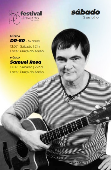 Samuel Rosa se apresenta neste sábado no 50º Festival de Inverno de Itabira; confira a programação completa
