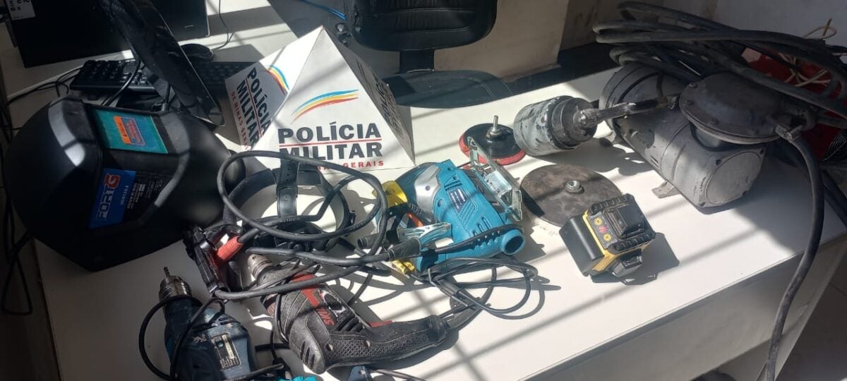 PM prende autores de tráfico de drogas e receptação em Itabira; objetos furtados foram recuperados