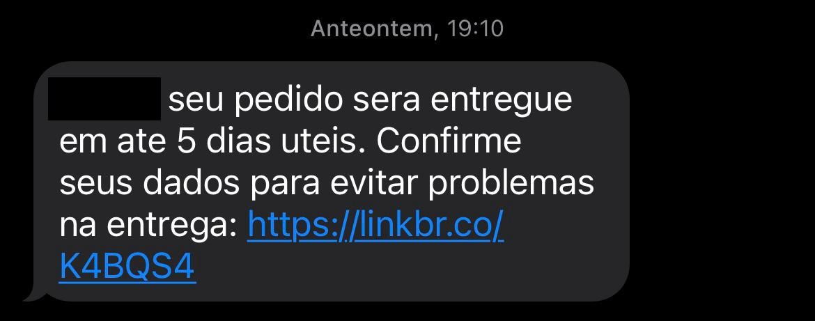 Recebeu SMS com link de cobrança sobre encomenda taxada? É golpe! Veja como agir