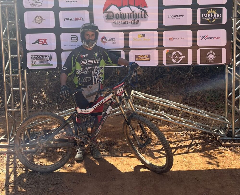 Atleta de Itabira ficou entre os cinco primeiros colocados na Copa Minas Gerais de Downhill em Vazante