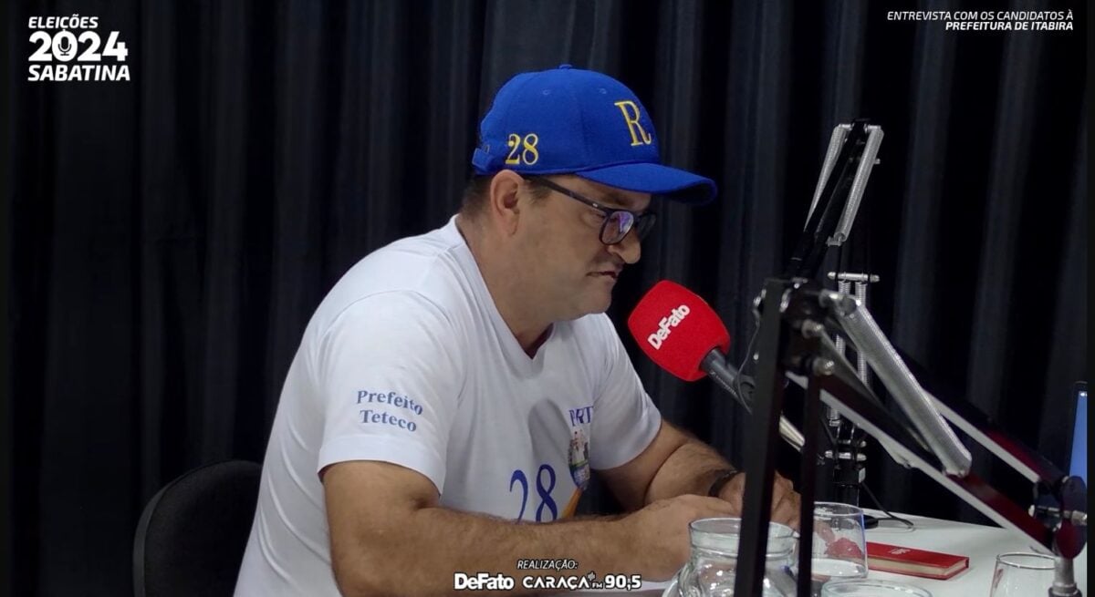 Em sabatina, Ronaldinho Teteco promete represa para “resolver o abastecimento de água” em Itabira e dispara: “A Vale não é esse bicho-papão”