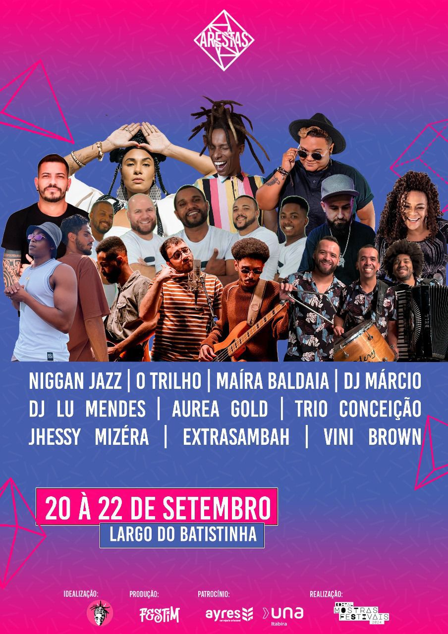 Festival Arestas acontece de sexta a domingo em Itabira; confira a programação