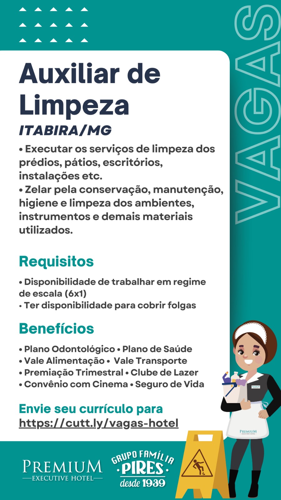 Procurando uma oportunidade de trabalho? Grupo Família Pires e Premium Executive Hotel estão com vagas; saiba mais!