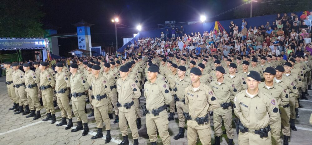 12ª Região da Polícia Militar, que abrange Itabira e João Monlevade, forma 172 novos soldados