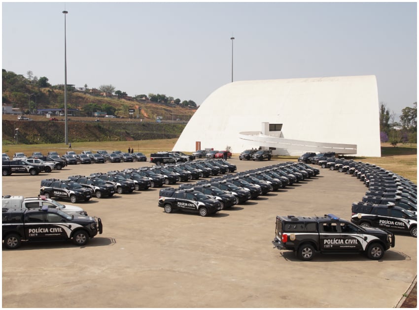 Polícia Civil de Minas Gerais recebe 143 novas viaturas