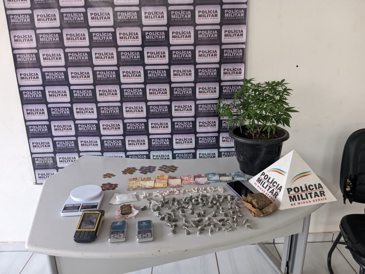 Homem é preso por tráfico de drogas na Vila São Geraldo, em Itabira