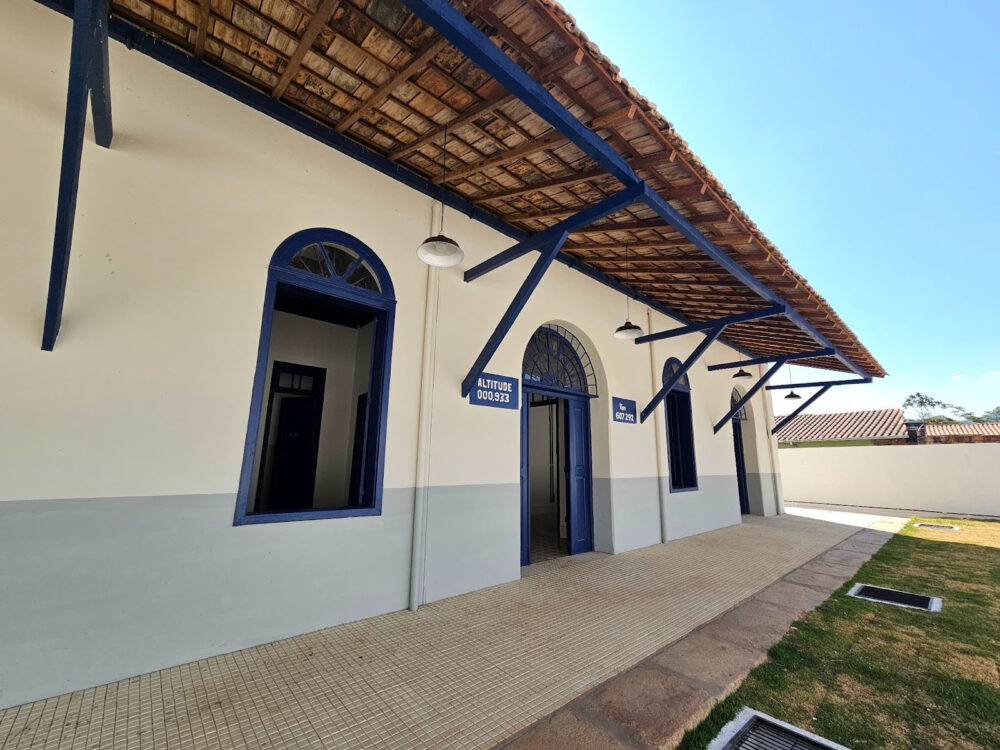Estação Ferroviária de Caeté é reaberta após obra de restauração