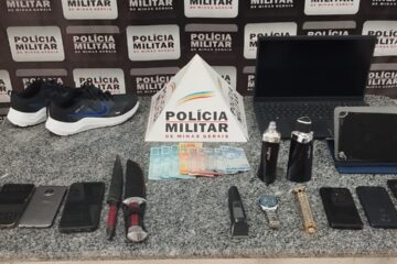 Em São Gonçalo do Rio Abaixo, PM prende autores de furto e recupera itens perdidos