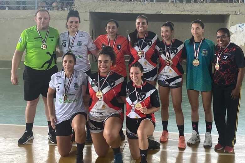 Equipes feminina e masculina de São Gonçalo do Rio Abaixo conquistam medalhas no Campeonato Mineiro de Handebol