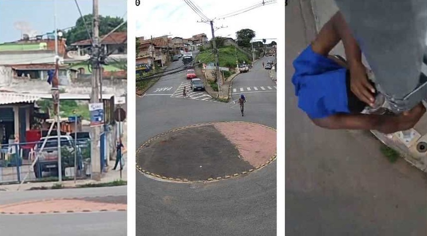 Homem danifica câmera de segurança em Itabira e é preso em flagrante