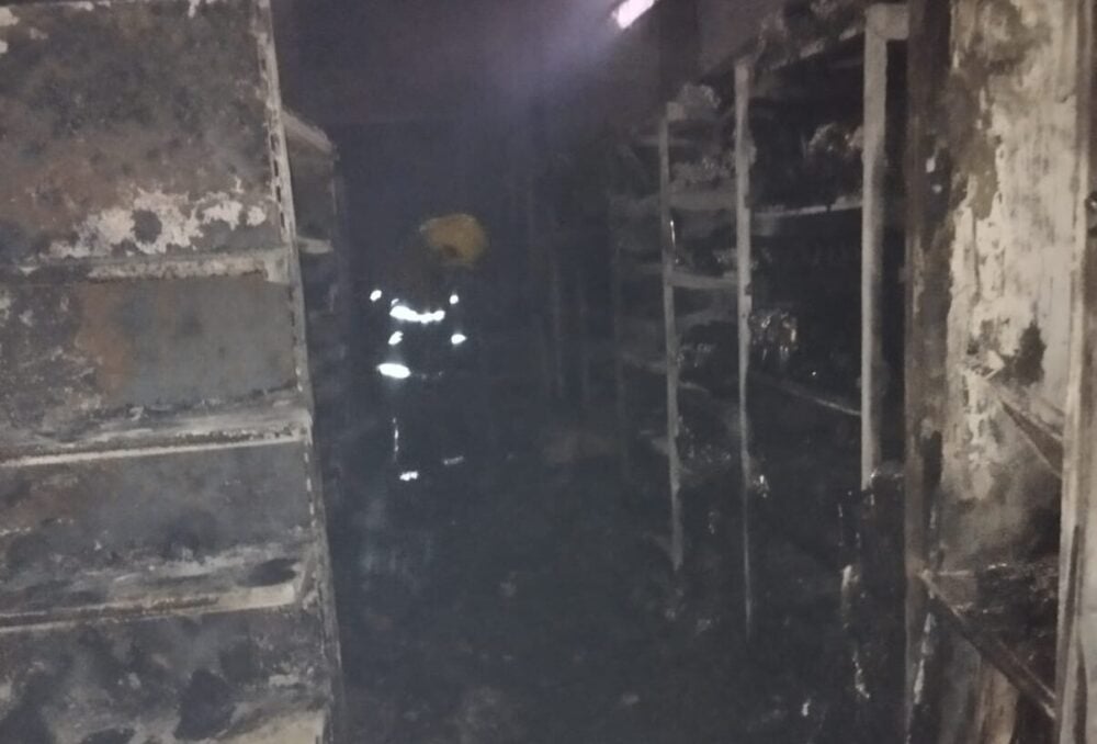 Incêndio destrói supermercado em Antônio Dias, no Vale do Aço