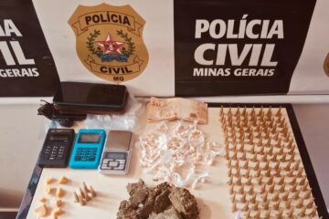 Polícia Civil cumpre mandado e apreende grande quantidade de drogas em Itabira