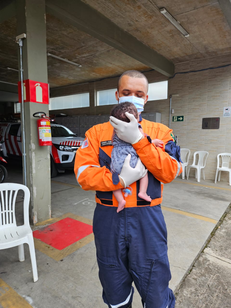 Equipe do Sevor salva bebê engasgado em João Monlevade