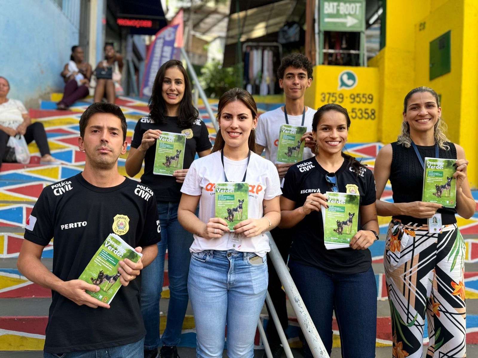 Polícia Civil de Itabira promove ação do dezembro verde em parceira com projeto Proteção Animal