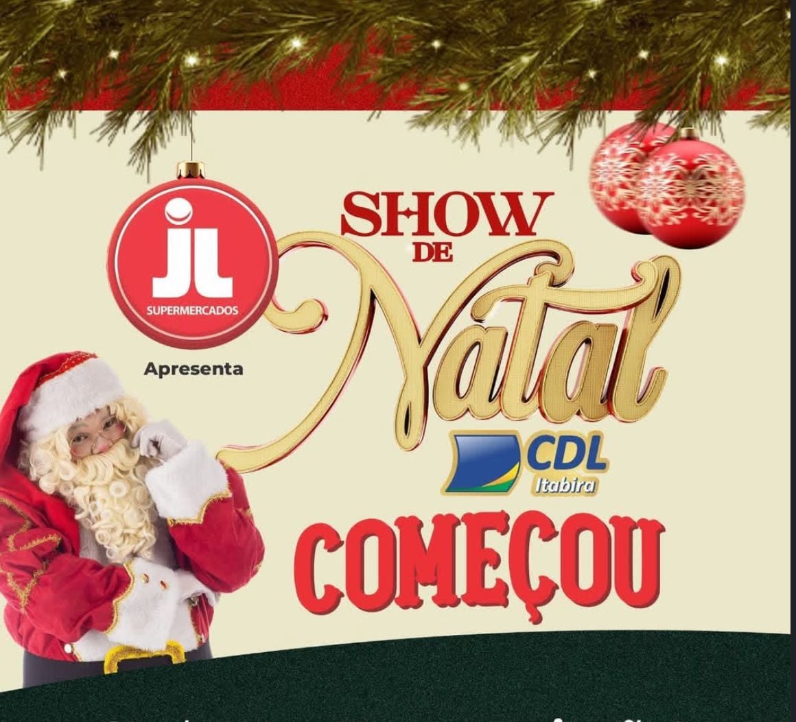 Acumule R$500 em compras e ganhe um panetone na campanha de Natal da CDL Itabira; saiba como participar
