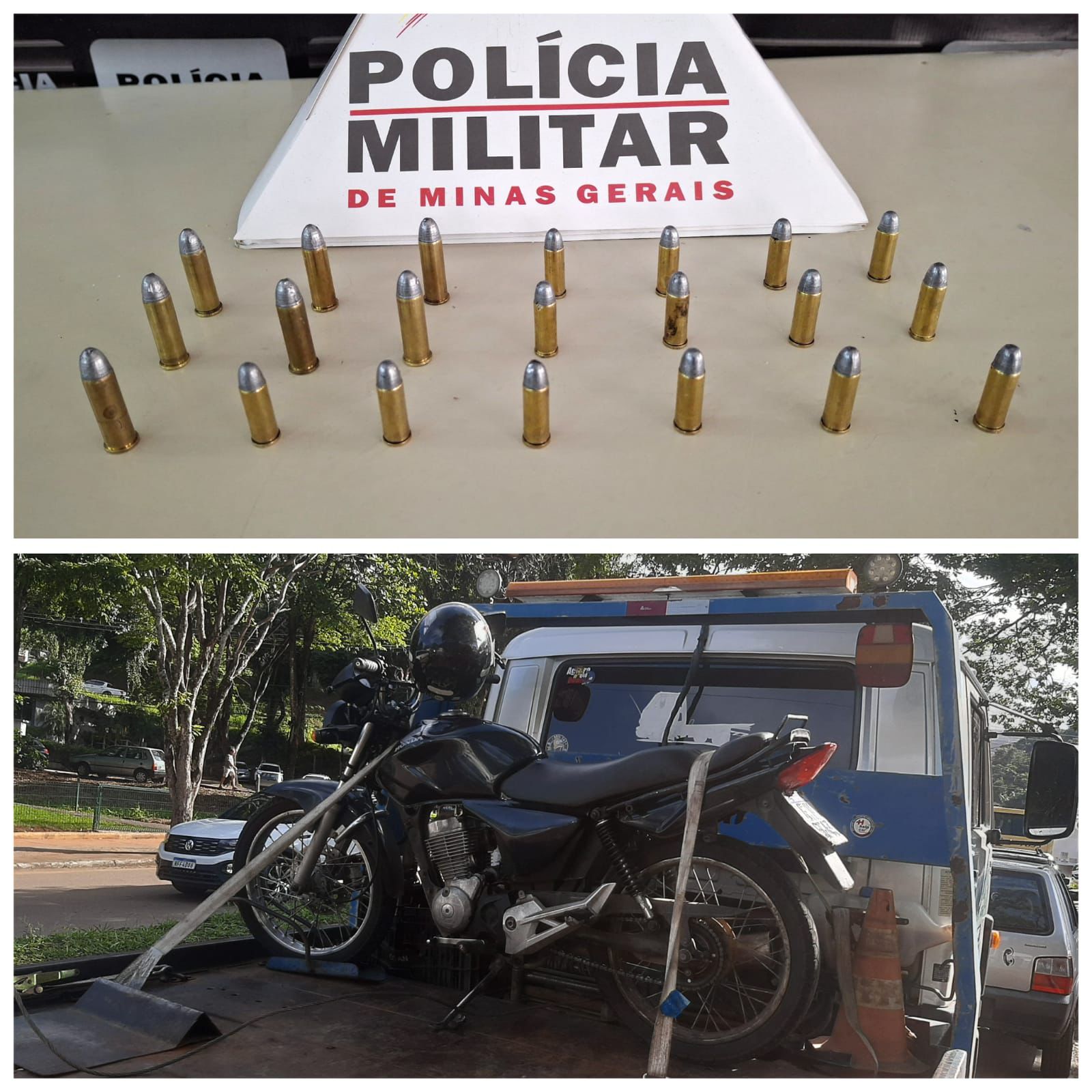 Homem é preso por porte ilegal de munições após perseguição em João Monlevade