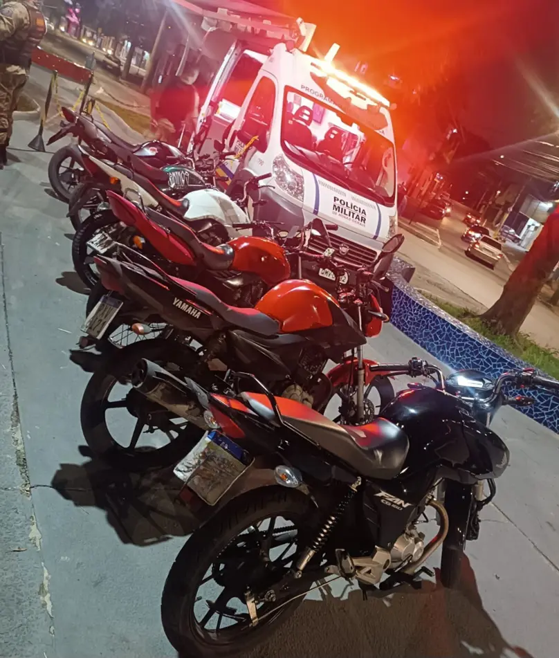 PM tira motocicletas de circulação durante Operação de Combate aos “Rolezinhos” em Minas