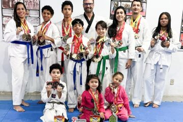 Seleção de Taekwondo de João Monlevade conquista 156 medalhas em 2024