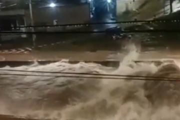 Região da Pampulha registrou, em 2 horas, 17% da chuva esperada para todo o mês em BH