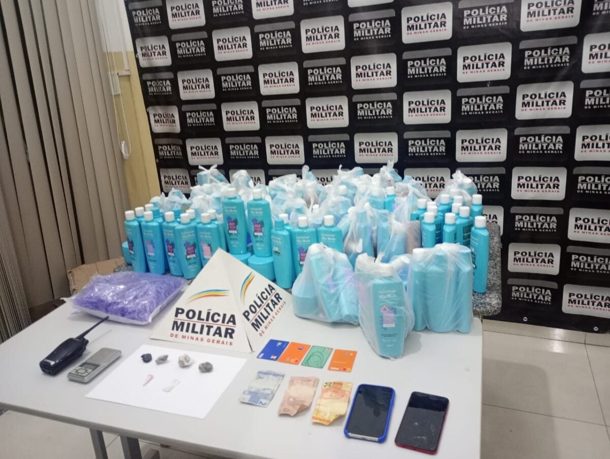 Casal é preso por tráfico de drogas e receptação de produtos roubados na BR-381