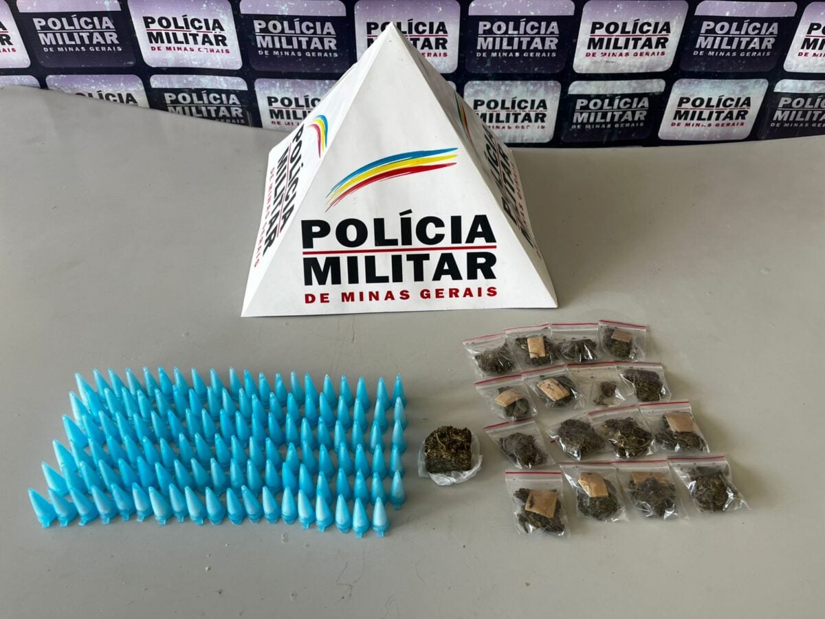 PM apreende drogas escondidas em padrão de energia no Santa Marta, em Itabira