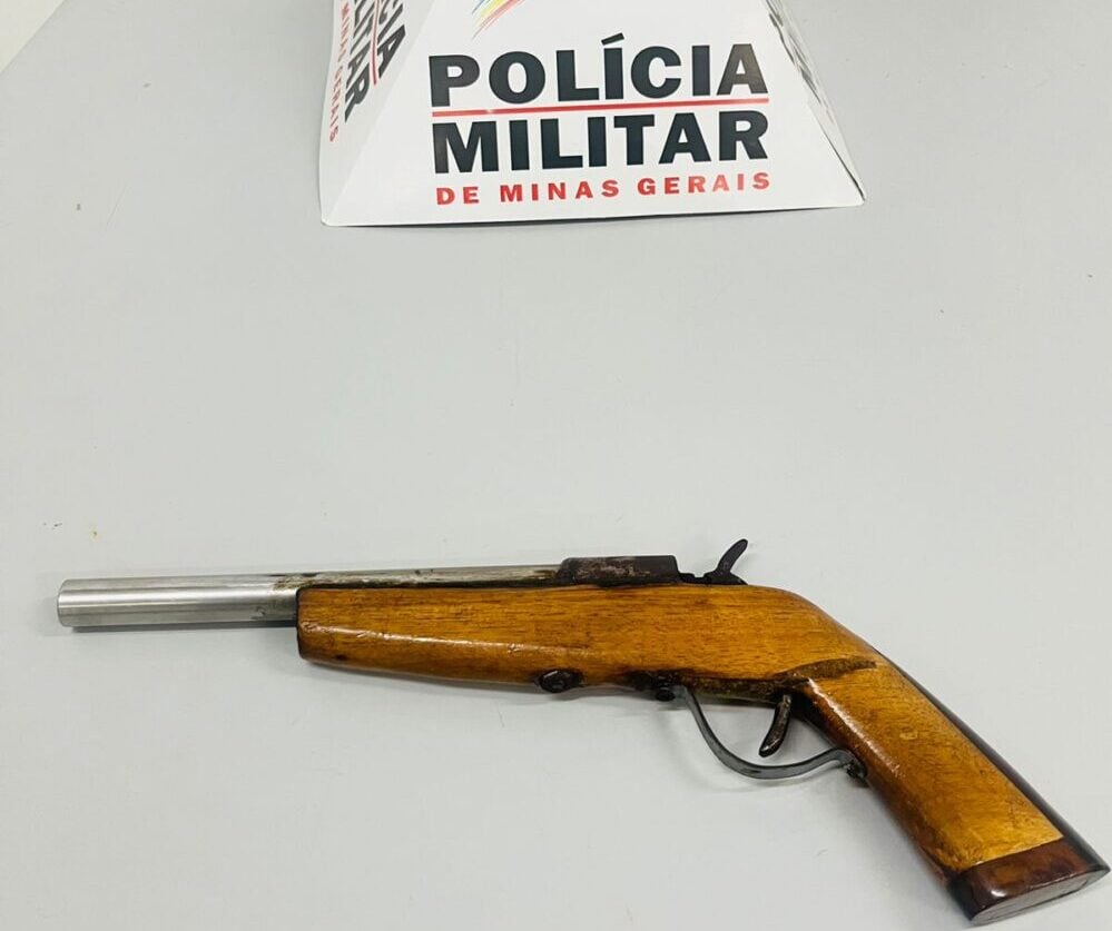 Posse ilegal: Polícia Militar prende homem com arma de fogo artesanal em Itabira