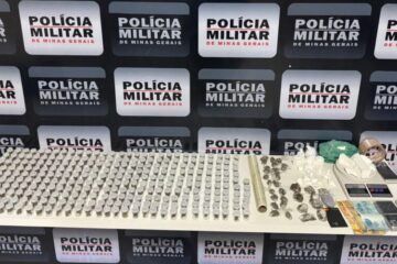 Polícia Militar prende três pessoas e apreende grande quantidade de drogas em Manhuaçu