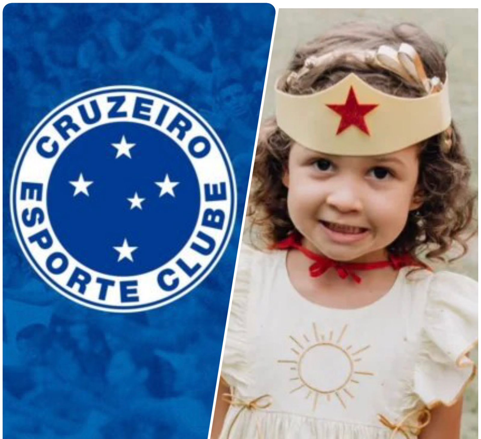 Cruzeiro se junta à campanha ‘Salve a Julinha’ para ajudar no tratamento de uma doença rara; confira